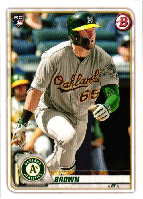 2020 Bowman #44 Seth Brown