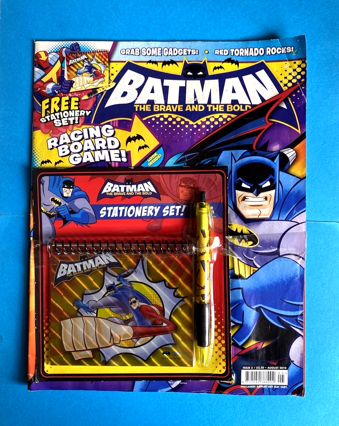 BATMAN THE BRAVE AND THE BOLD #5  TITAN COMICS UK  AUG 2010  VG w/FREE GIFTS!