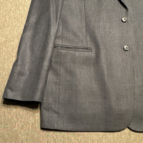 Joseph Abboud Wool Sports Coat Jacket 1450/1 Size 44L Blazer Houndstooth - Picture 5 of 12