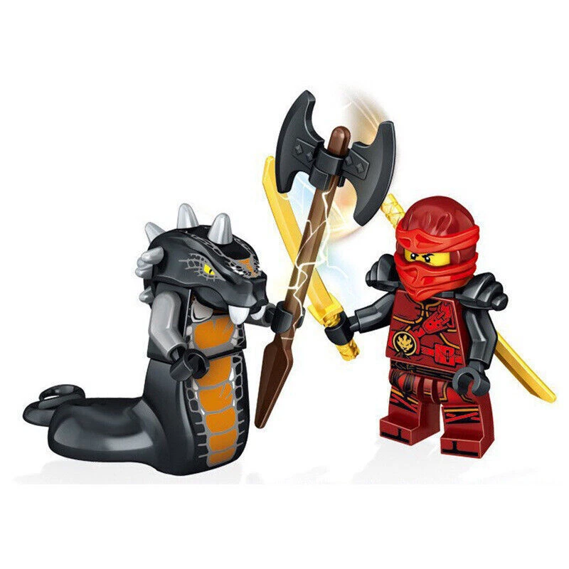 Lot of 24 Ninjago Minifigures Kai Jay Sensei Wu Master Building Blocks Toys - Image 2 of 4