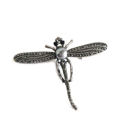 Libelle Schmuck Brosche ein Knopf