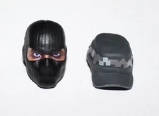 NIGHT FORCE SHOCKWAVE - Head Hat - GIJOE CLASSIFIED SERIES 127 6" Scale 1/12