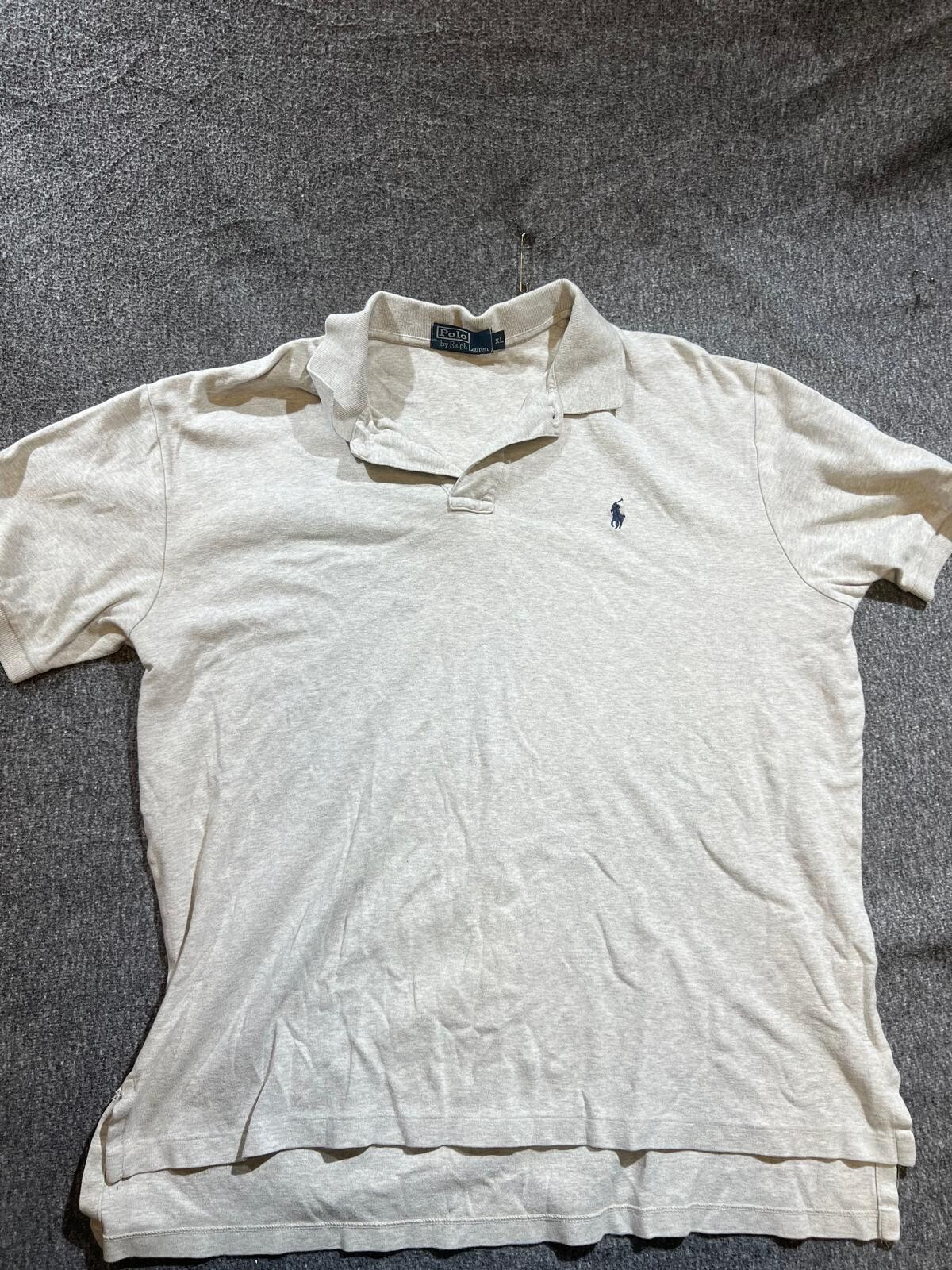 Men's XL Gray Regular Fit Short Sleeve Polo Shirt with Logo