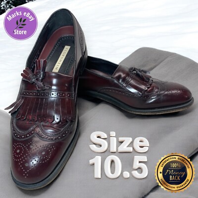 Florsheim Imperial Tassel Loafers Burgundy Leather Men