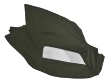 Fits: Honda S2000 1999-09 Soft Top WHeated Glass Window HAARTZ Black TWILL Vinyl