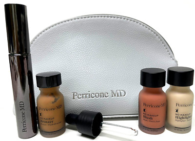 PERRICONE MD SET NO MASCARA 8G+BRONZER 10ML+BLUSH 10ML+HIGHLIGHTER 10ML+BEUTEL