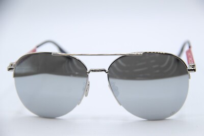 NEW CHRISTIAN DIOR DIOR180° AU F0A4 SILVER RED AUTHENTIC