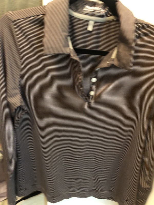 Nike golf long sleeve Dri-fit women Polo. size M, Brown-white.Brand new. Was $85