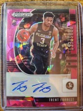 2020-21 Panini Prizm Draft Picks Trent Forrest Pink Ice RC Auto #PA-TF Seminoles