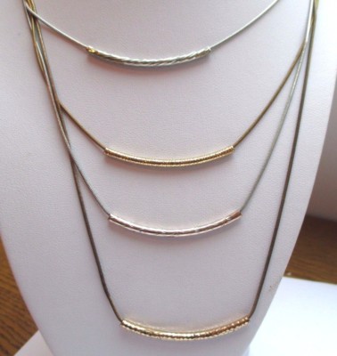 Superbe collier plastron vintage de créateur - Montres & Bijoux
