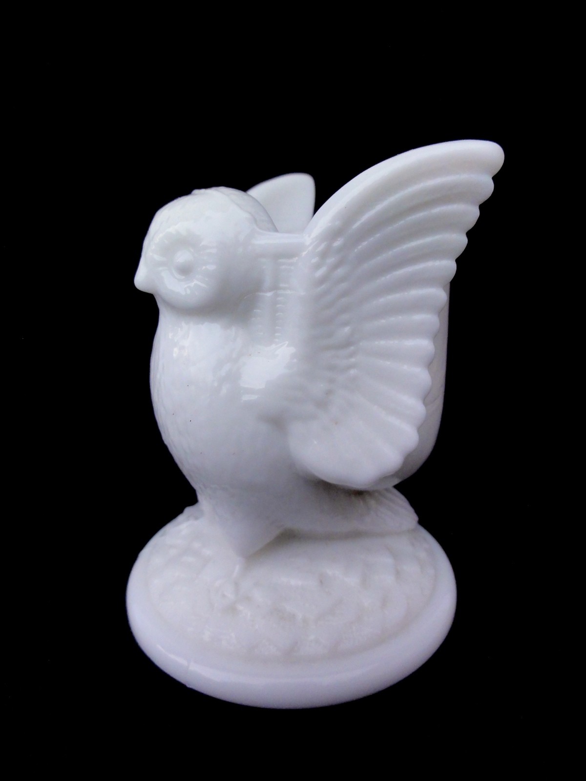 Westmoreland Milk Glass Toothpick Holder OWL Beautiful eBay
