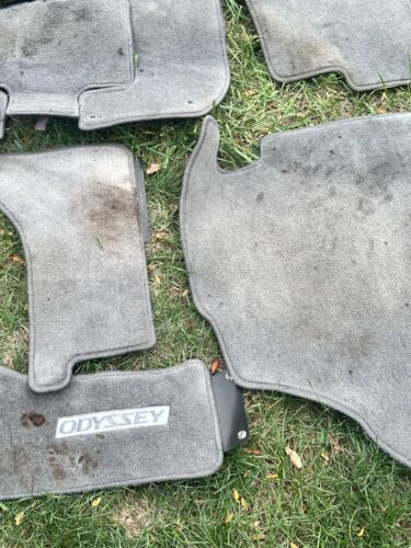 2005-2010 Honda Odyssey Carpet Floor Mat Mats Complete Set Gray Nice OEM ✅ - Picture 10 of 13