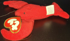 1993 Ty Teenie Beanie Baby Pinchers The Red Lobster Plush Stuffed Animal 5"