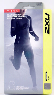 2XU Thermal Compression Top Women's Medium Black Long Sleeve LS