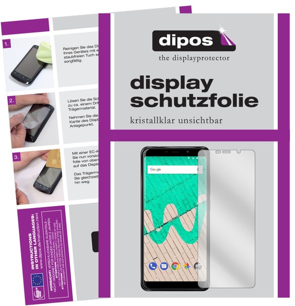 2X Schutzfolie FüR Wiko View Max Klar Displayschutzfolie Folie Display Schutz-image