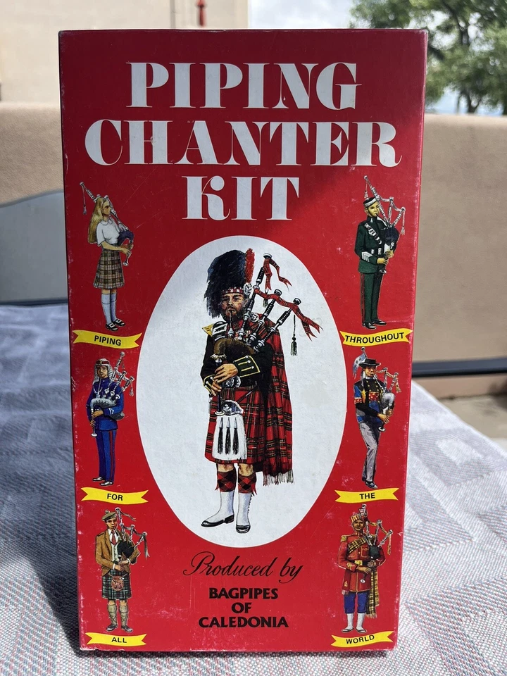 Piping Chanter 套件来自苏格兰喀里多尼亚风笛带盒式磁带和音乐 — 第 2/4 张图片