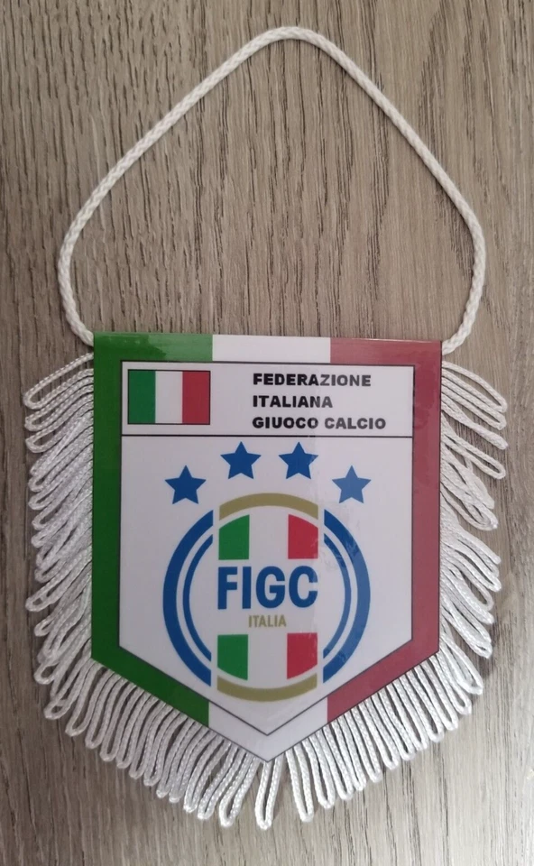FANION WIMPEL PENNANT BANDERIN 9x11cm NEW 2022 FIGC ITALIE ITALIA - Photo 1/1