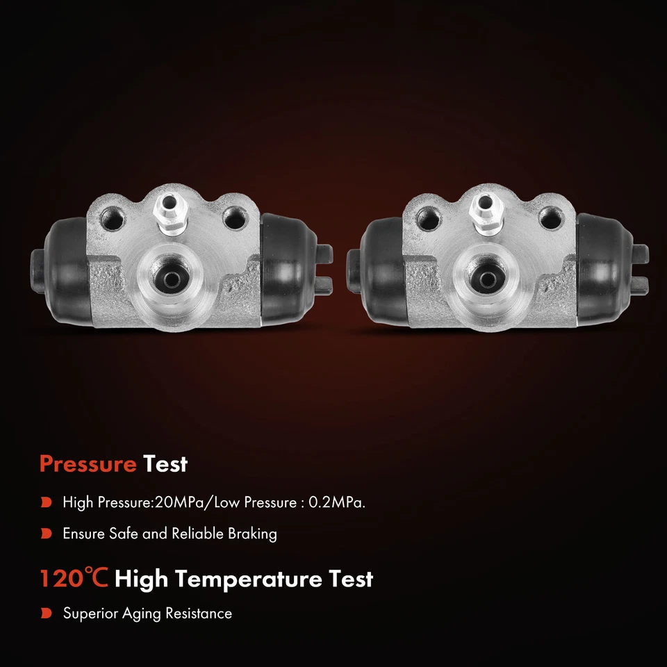 2x Cilindros de rueda de freno de tambor trasero derecho y derecho para Nissan Versa 2008 2009 2010 2011 Foto 4 de 4