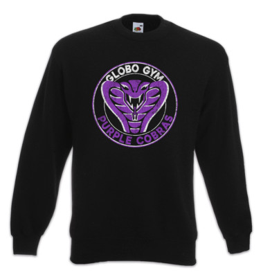 Purple Cobras Sweatshirt Pullover Globo Symbol Logo Gym Snake Team Dodgeball