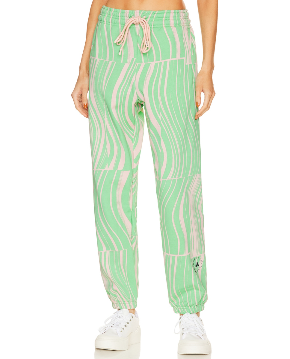 Adidas by Stella McCartney Green/Blush Pink True Casuals Sweat