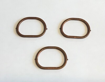 3 Genuine Triumph Exhaust Header Manifold Gaskets Daytona Street