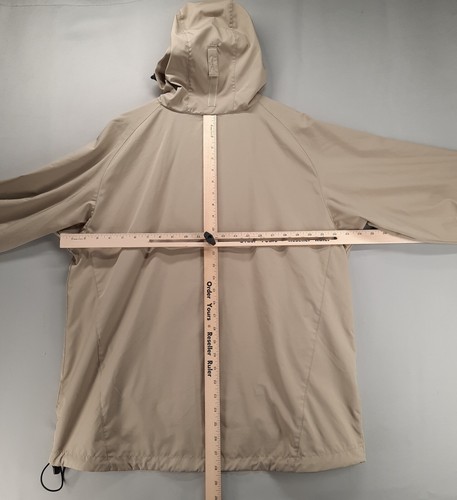 Royal Robbins Jacket Mens M Beige Outdoor Travel 1/4 Zip Hooded Pullover - Picture 9 of 12