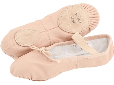 Bloch 263096 Women's Dansoft Split Sole Pink Dance Shoes Pink Size 5