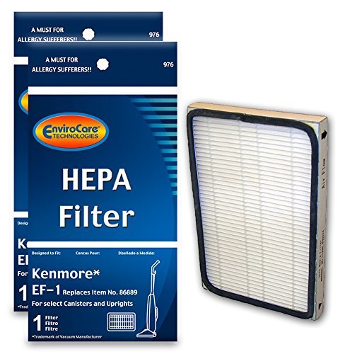 2 EnviroCare Replacement Vacuum Filters for Kenmore Vacuums Using The EF1 Filter - Picture 1 of 1