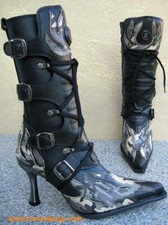 New Rock Boots Leia camouflage Damenstiefel High Heels Größe 36 bis 42     