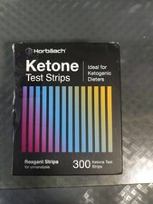 Horbaach Ketone Test Strips 300 Count Urine Reagant Strips Urinalysis 02/26 S3