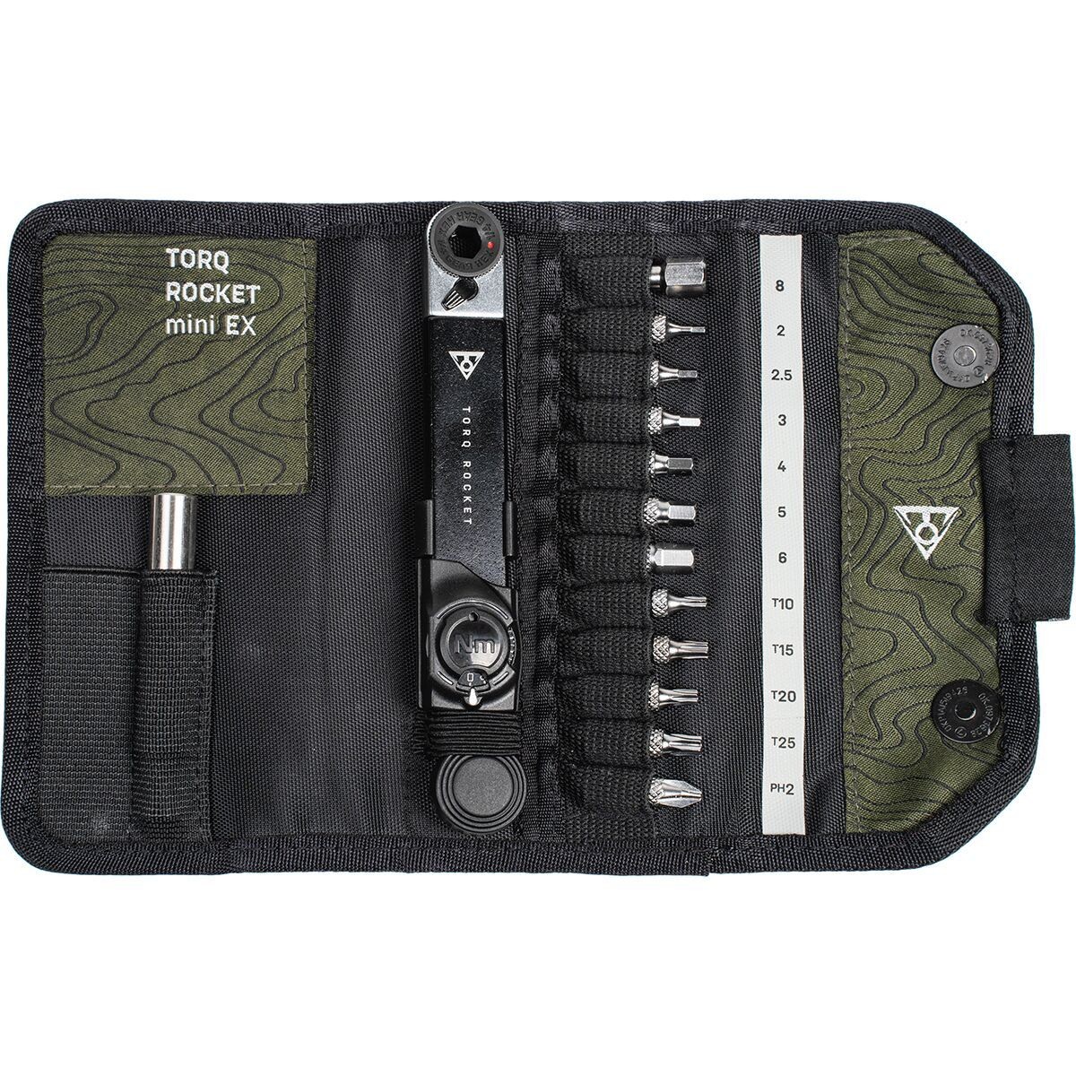Topeak Torq Rocket MiniX Черныйзеленый 1-6 нм 32590₽