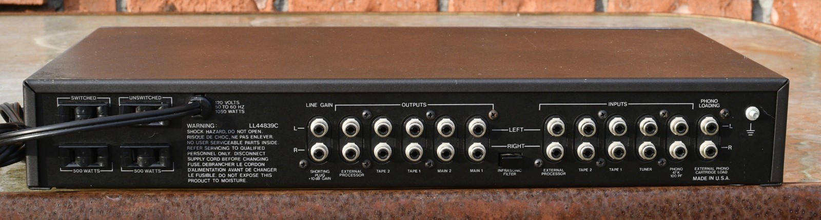 Vintage Carver C-2 Stereo Preamplifier – Tested – Works 