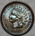 Uncirculated 1893 Indian Head Cent, Sharp specimen.