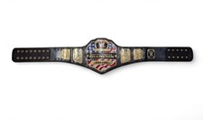 John Cena Signed WWE US Title Belt Full Sig Very Rare AG77191 ACG COA