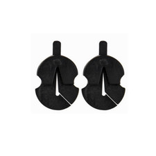 PACK OF 2 VIOLIN SHAPED RUBBER TOURTE MUTES FOR VIOLINS  SMALL VIOLAS T-5285