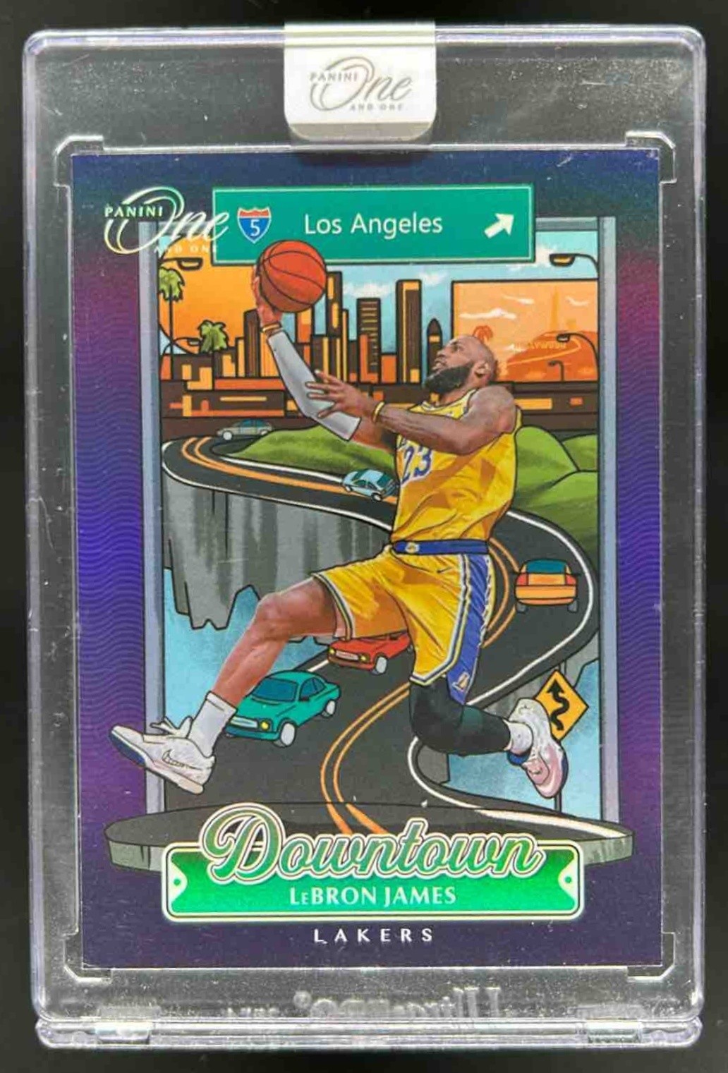 2024-25 Panini One and One LeBron James Downtown #2 Lakers