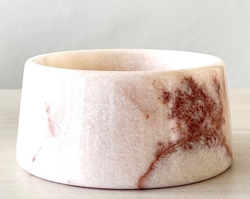 Fiammetta Vanelli Pink Marble dog/cat bowl