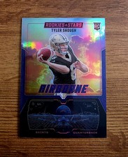 2025 Panini Rookies & Stars - Airborne Tyler Shough Blue /50 Card #20