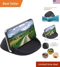 Ergonomic Dashboard Phone Holder with Anti-Slip Base - Perfect for Vehicles