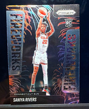 Panini 2025 Prizm WNBA Saniya Rivers Connecticut Sun Rookie Fireworks #1