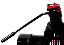 SACHTLER FLUID HEAD DV 1 PANBAR NEW PLATE NEW TIEDOWN KNOB PROFY SERVICED 4.4Lbs