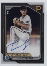 2024 Bowman Draft Chrome Prospect Levi Sterling #CPA-LS Auto 1k9t