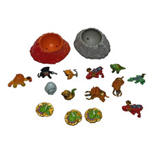 Zuru Smashers Mini Figures Dino Ice Age Lot Pencil Top with Pirate Mammoths