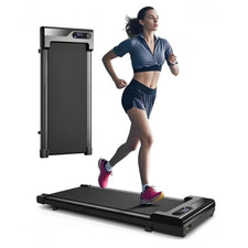 Walking Pad Treadmill Running Machine with Incline Compact Home Office Black