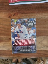 MLB 2018 Baseball Stadium Club Trading Card BLASTER Box