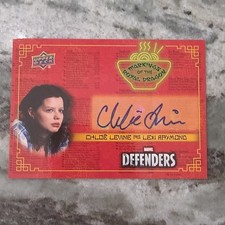 Upper Deck Marvel Defenders Chloë Levine Lexi Raymond Autograph RD-CL Card