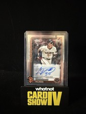 2025 Topps Chrome Update Baseball Christian Koss #AC-CK Rookie Auto Giants RC