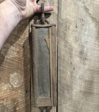 Hanson Model 3920 Vintage Wisząca sprężynowa waga rybna, brązowa, wysokość 12 cali