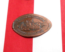 George Washington Crossing The Delaware elongated penny Virginia USA cent coin