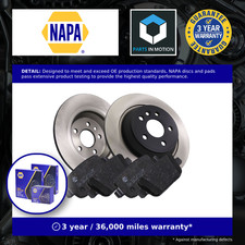 2x Vented Brake Discs and Pads fits BMW 520D F10, F11 2.0D Front 10 to 17 330mm